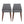 Modern Dining Chair With Iron Legs And Wood Finish