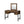 Juvanth Rustic Vanity Desk Mirror - Oak