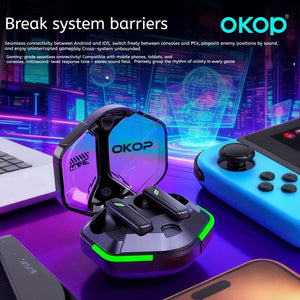 KP-223 Best-selling Bluetooth Headphones 2026 New Model Low Latency Gaming Headset With Mecha Style Design Long Battery Life Factory Direct In Stock