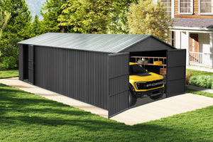 12x20ft Outdoor Metal Garage Shed