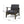 Perla Contemporary Club Chair with Water-Resistant Cushion