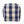 Connor - Checkered Square Pouf Ottoman And Floor Cushion - Ivory / Navy