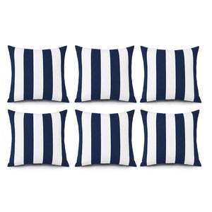 6 Pack Outdoor Pillow Covers – Water-Repellent Decorative Cushion Covers