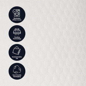 Ghostpillow Shredded - Customizable Soft Fluffy Gel Memory Foam & Siliconized Pillow
