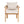 Kaja Outdoor Acacia Wood Dining Chair, Teak Finish Frame