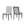 Tufted Upholstery Modern Dining Chairs (Set of 2) Sleek Comfort With Rubber Wood Frame - Gray / Oak