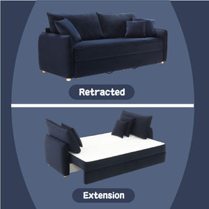 Irina Pull Out Sleep Sofa With Storage