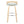 Grotto - Contemporary Fixed-Height Barstool With Swivel With Round Footrest (Set of 2)