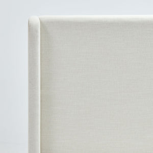 Carmen - Minimalist Upholstered Wingback Bed Frame With High Headboard
