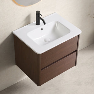 Wall Mounted Floating Bathroom Vanity With Sink And Cabinet