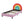 Rainbow Design Upholstered Twin Platform Bed Cute Style Princess Bed For Boys & Girls, Teens - Colorful / Pink