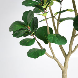 7FT Artificial Fiddle Leaf Fig Tree, Realistic Faux Potted Plant