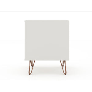Rockefeller - Nightstand With 2 Drawers - Off White