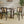 Mid Century Modern Arm Dining Chair Set with Rattan Backrest