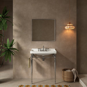 VICI 28" Bathroom Console Sink, Wall-Mounted