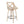 Charlotte - Farmhouse Fixed Height Counter Stool With Swivel (Set of 2) - White Washed / Cream