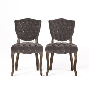 KD Tufted Chair (Set of 2)