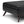 Owen - Square Coffee Table Storage Ottoman - Distressed Black