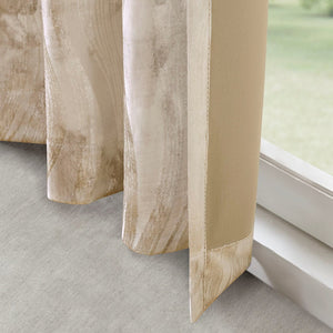Printed Jacquard Grommet Top Total Blackout Curtain Panel