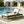 Black Acacia Wood Chaise Lounge with 1.57-Inch Cushions
