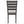 Padded Seat Side Chairs With Tapered Slats (Set of 2)