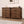 Rustic Three Drawer Reclaimed Solid Wood Farmhouse Nightstand Set of Two