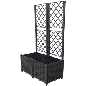 Poly Rattan Garden Planter