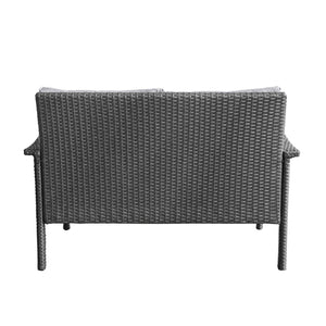 Honolulu Loveseat - Gray / Silver