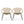 Banya Chair Set of 2 - Light Brown