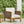 Outdoor Acacia Wood Club Chair With Wicker Accents