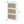 Modern Rattan 3 Door Shoe Rack Cabinet for Entryway
