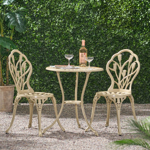 Nassau Cast 3 Piece Bistro Set