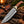 San Mai Damascus Bowie Knife With Rosewood Handle & Leather Sheath