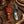Damascus Skinner Knife with Turquoise Horn Handle, Finger Ring & Leather Sheath