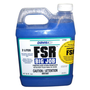 Davis FSR Big Job Fiberglass Stain Remover - 2-Liter - TRAPSKI