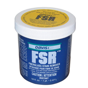 Davis FSR Fiberglass Stain Remover - 16oz - TRAPSKI
