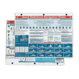 Davis Quick Reference Navigation Rules Card - TRAPSKI