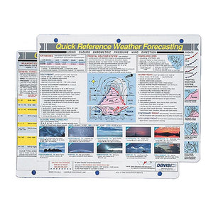 Davis Quick Reference Weather Forecasting Card - TRAPSKI