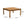 Perla Rustic Square Coffee Table with Block Legs