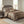 7 Piece Jacquard Comforter Set - Brown/Gold Cal King
