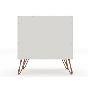 Rockefeller - Nightstand With 2 Drawers - Off White