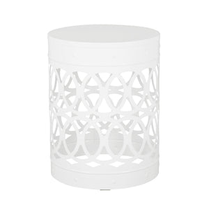 Outdoor Metal Side Table Set of 2