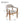 Wood Frame Upholstered Dining Chairs with Armrests (Set of 2)