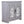 Elegant Sideboard With 2 Acrylic Mirrored Doors, Adjustable Shelf Storage