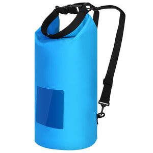 Floating Waterproof Dry Bag Floating Dry Sacks with Observable Window 10L Roll Top Lightweight Dry Storage Bag for Kayaking Rafting Boating Swimming C