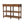 Solid Wood Spindle Woven Console