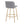 Toriano - Contemporary, Fixed Height Counter Stool With Swivel With Round Footrest (Set of 2)