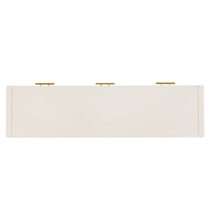 U Style 60" Painted Console Table with 3 Drawers