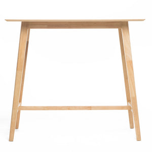 Bar Height Dining Table With Splayed Legs And Elongated Rectangular Top
