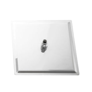 Ultra Thin Square Rainfall Shower Head Stainless Steel, Wall Or Ceiling Mount
